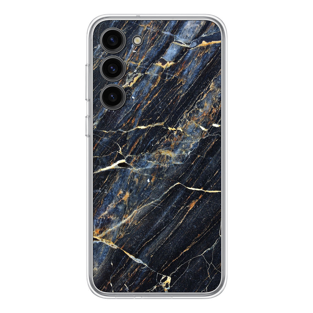 Golden Black Marble Samsung Galaxy S23 / S23 Plus Case