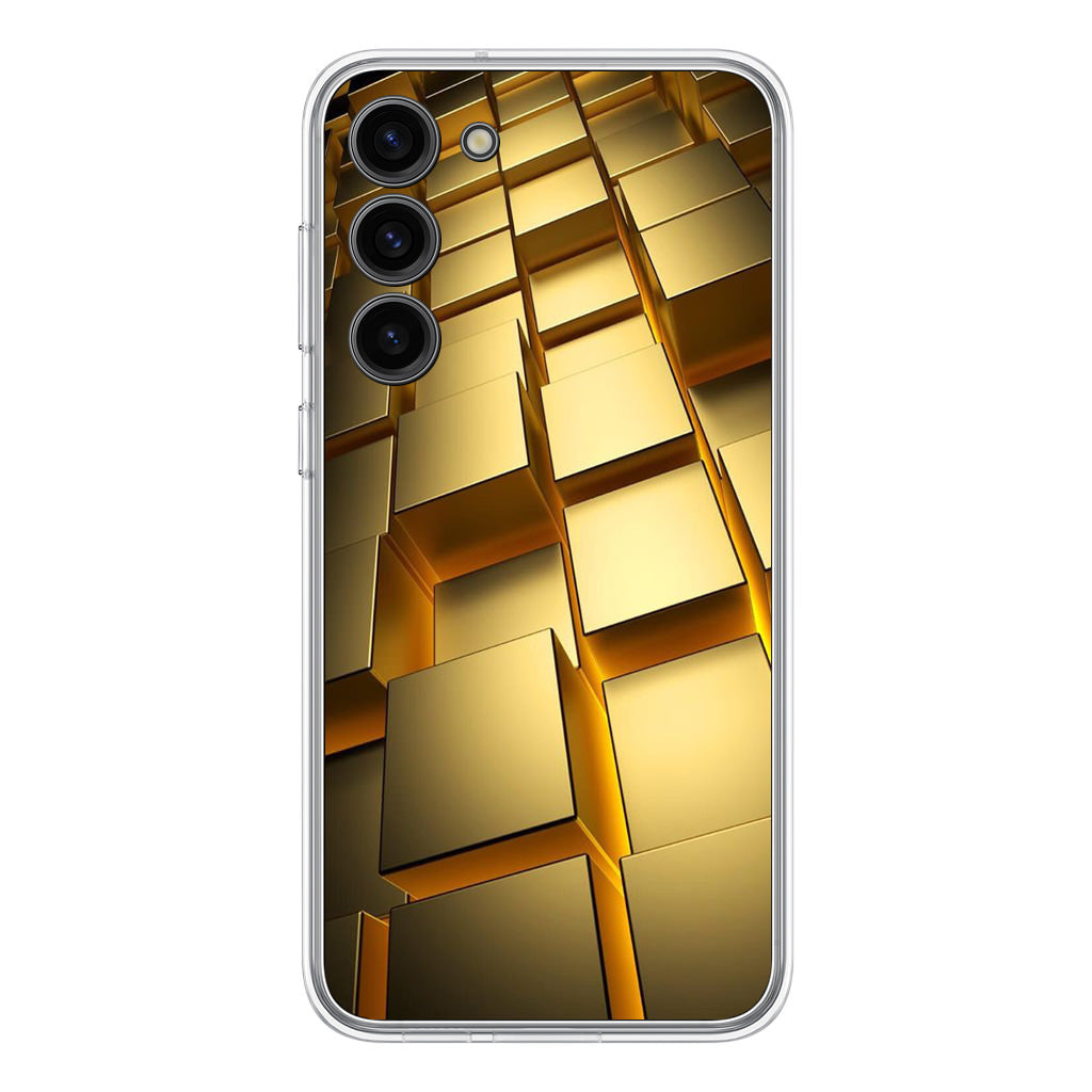 Golden Cubes Samsung Galaxy S23 / S23 Plus Case