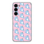 Horned Whales Pattern Samsung Galaxy S23 / S23 Plus Case