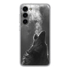 Howling Wolves Black and White Samsung Galaxy S23 / S23 Plus Case