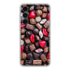 I Love Choco Pattern Samsung Galaxy S23 / S23 Plus Case
