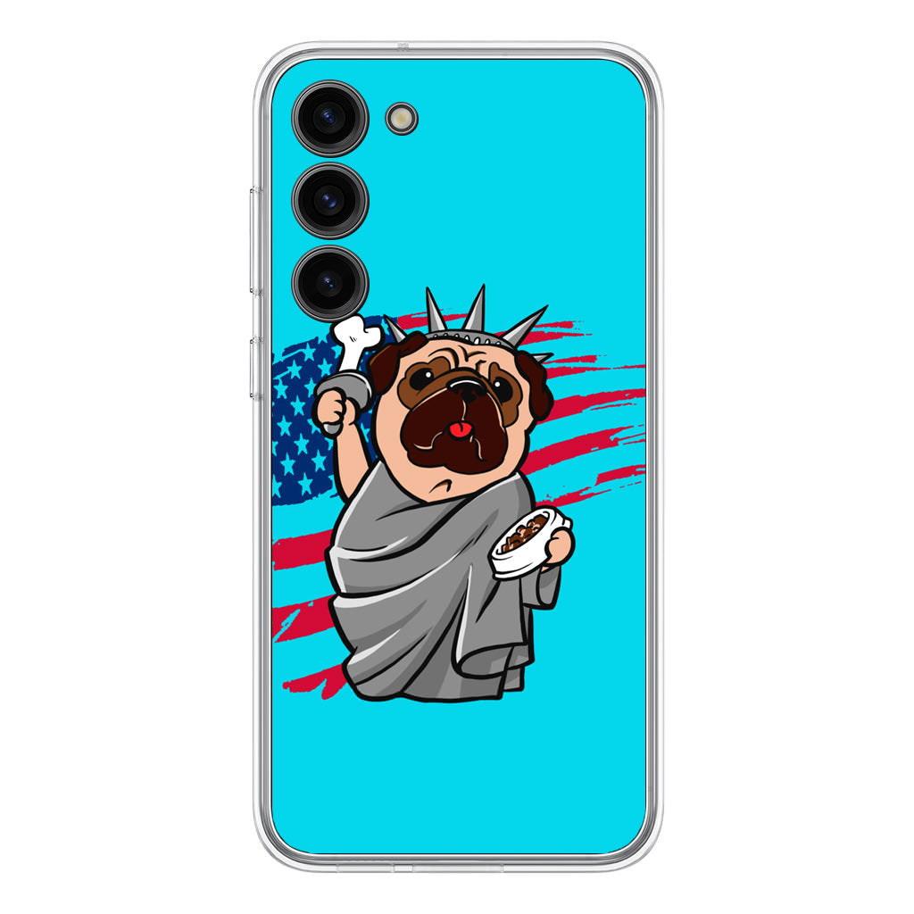 Independence Day Pug Samsung Galaxy S23 / S23 Plus Case