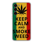 Keep Calm And Smoke Weed Samsung Galaxy S23 / S23 Plus Case