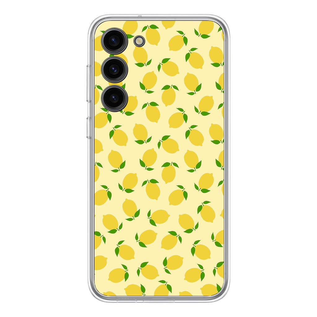 Lemons Fruit Pattern Samsung Galaxy S23 / S23 Plus Case