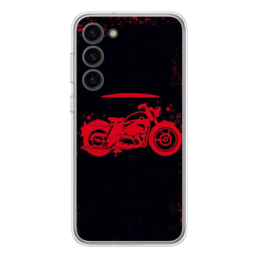 Motorcycle Red Art Samsung Galaxy S23 / S23 Plus Case