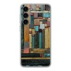 Painted Abstract Wood Sculptures Samsung Galaxy S23 / S23 Plus Case