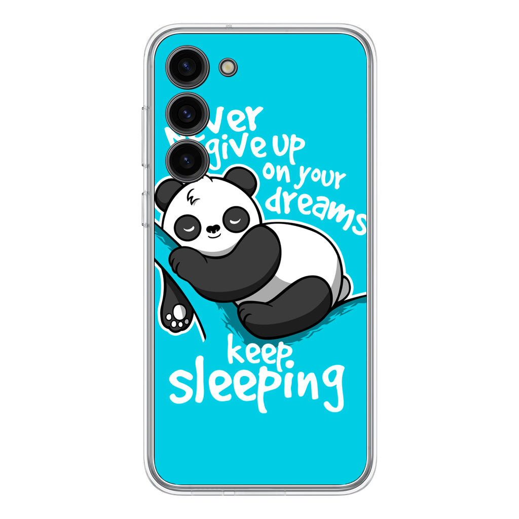 Panda Keep Sleeping Samsung Galaxy S23 / S23 Plus Case