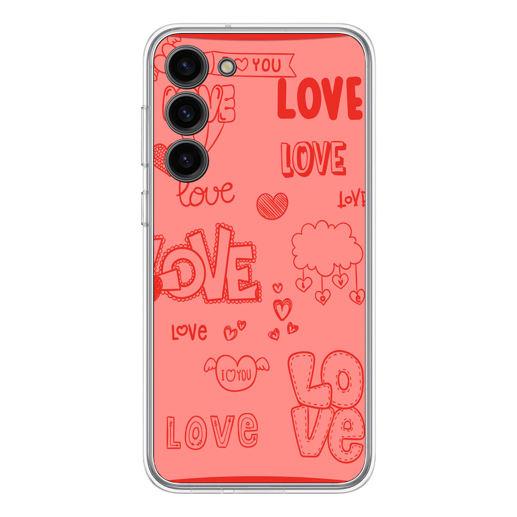 Pink Lover Samsung Galaxy S23 / S23 Plus Case