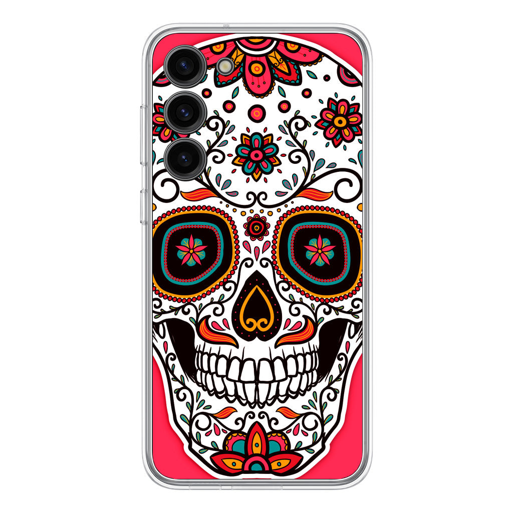 Pink Sugar Skull Samsung Galaxy S23 / S23 Plus Case