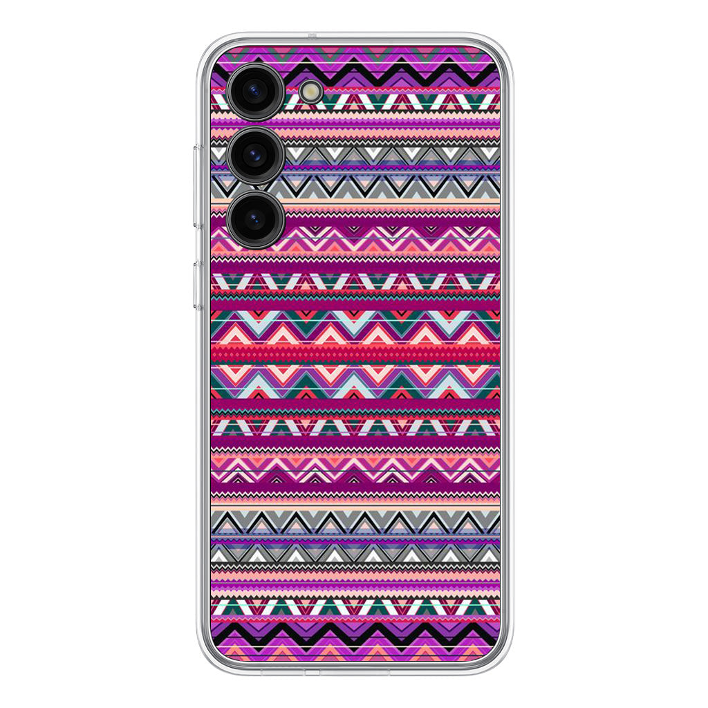 Purple Aztec Art Samsung Galaxy S23 / S23 Plus Case