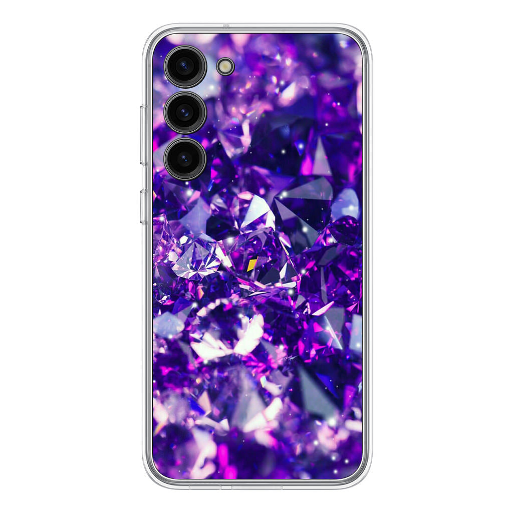 Purple Crystal Samsung Galaxy S23 / S23 Plus Case