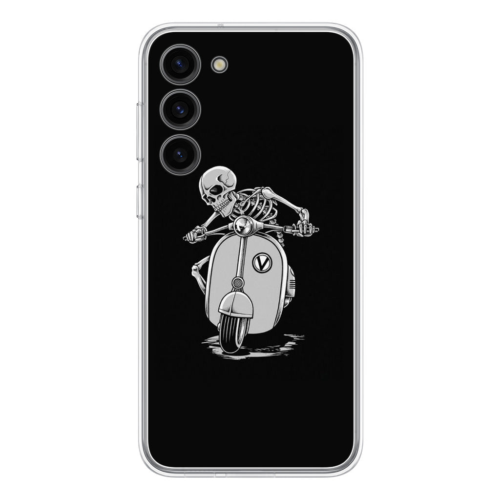 Skeleton Rides Scooter Samsung Galaxy S23 / S23 Plus Case