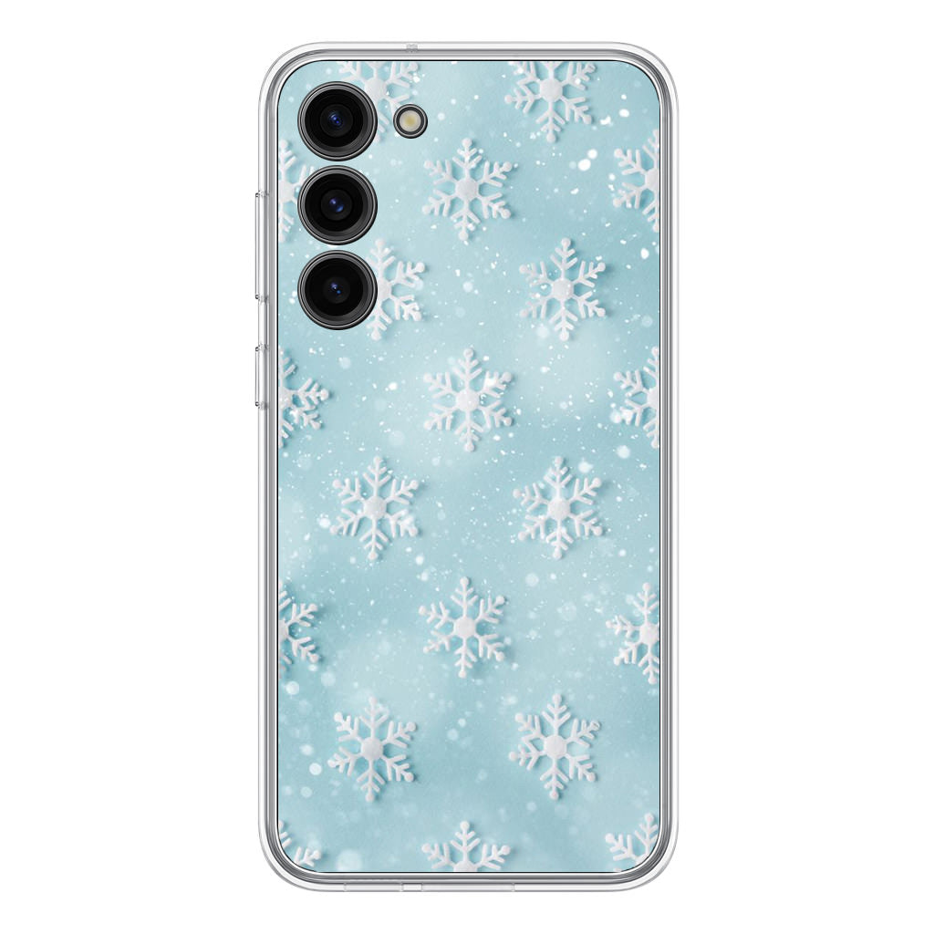 Snowflakes Pattern Samsung Galaxy S23 / S23 Plus Case