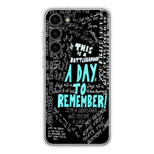 A Day To Remember Quote Samsung Galaxy S23 / S23 Plus Case