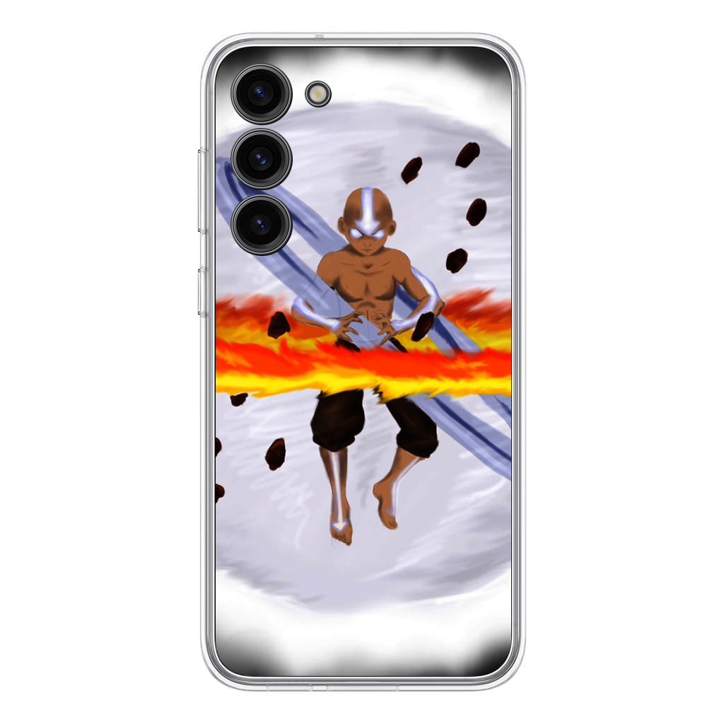 Avatar Aang Controls Four Elements Samsung Galaxy S23 / S23 Plus Case