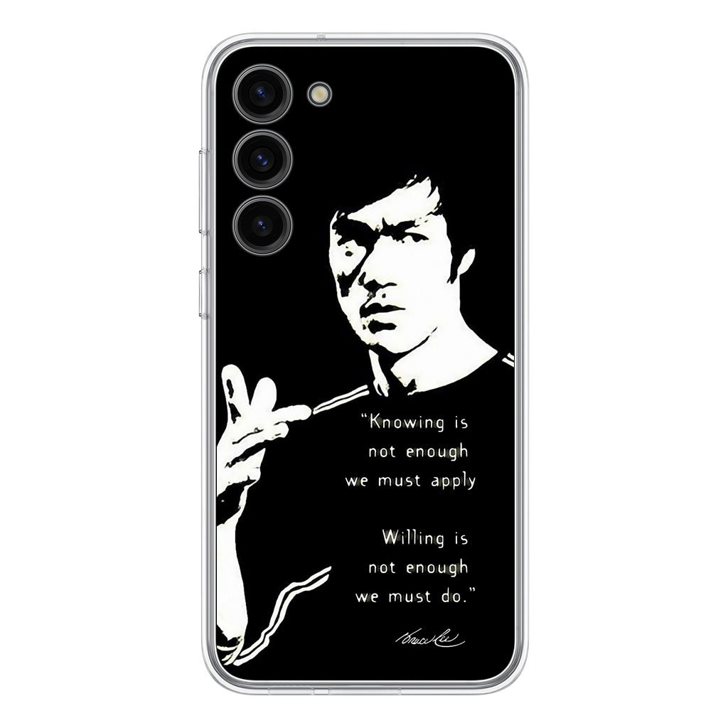 Bruce Lee Quotes Samsung Galaxy S23 / S23 Plus Case