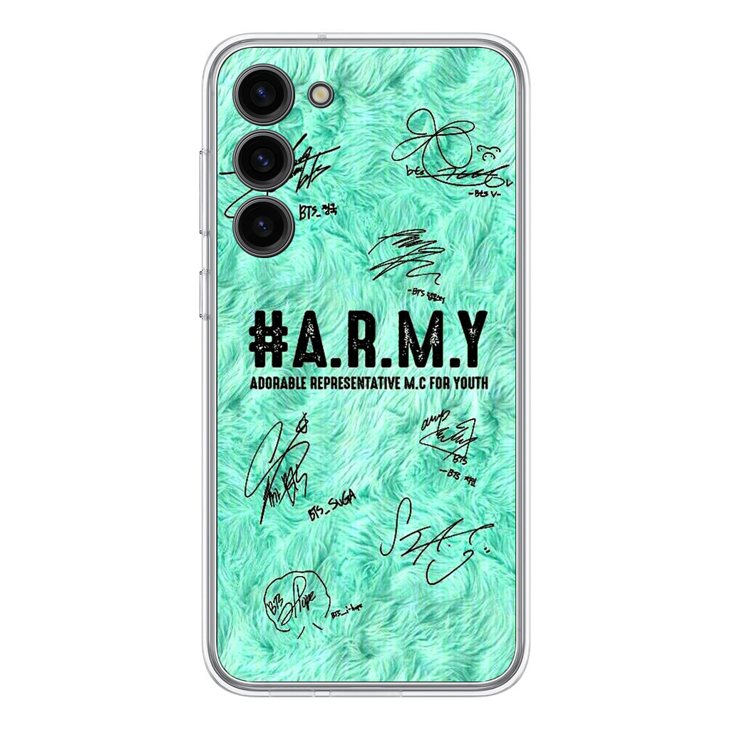 BTS Army Signature Samsung Galaxy S23 / S23 Plus Case