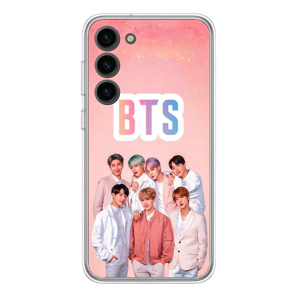 KPOP BTS LOVE PINK SIGNATURE iPhone 14 Plus Case Cover