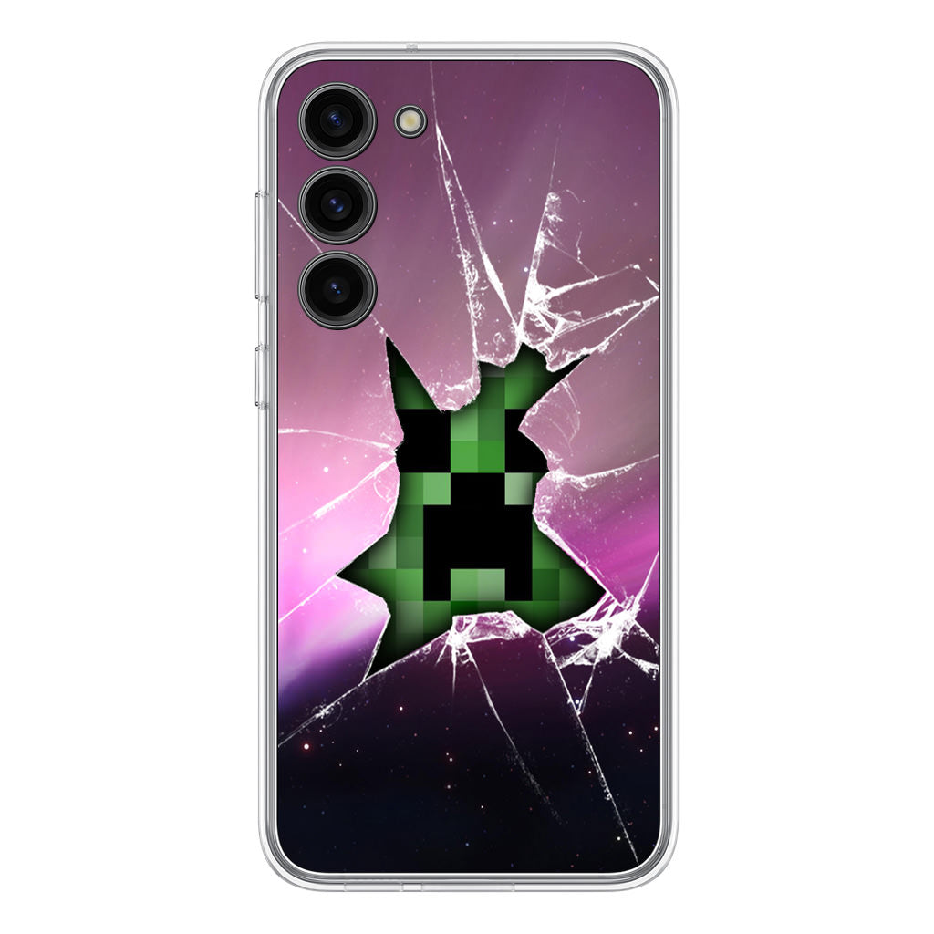 Creeper Glass Broken Violet Samsung Galaxy S23 / S23 Plus Case