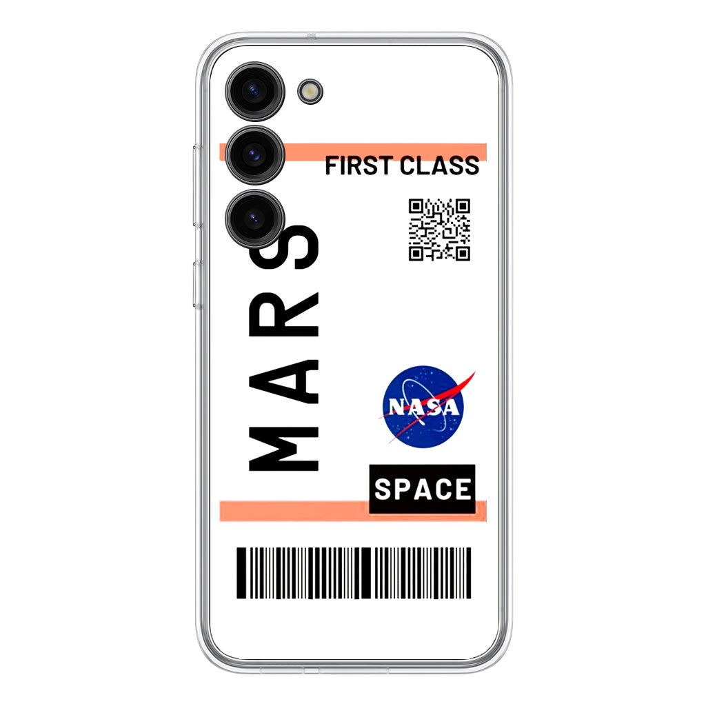 First Class Ticket To Mars Samsung Galaxy S23 / S23 Plus Case