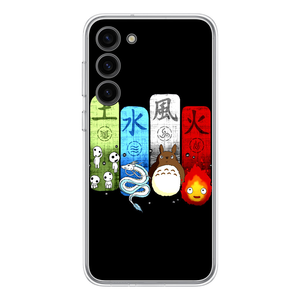 Ghibli Elemental Charms Samsung Galaxy S23 / S23 Plus Case