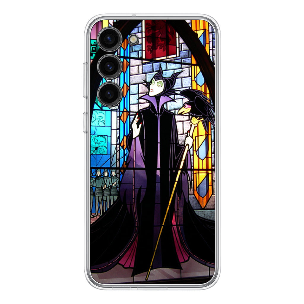 Maleficent Sleeping Beauty Glass Art Samsung Galaxy S23 / S23 Plus Case