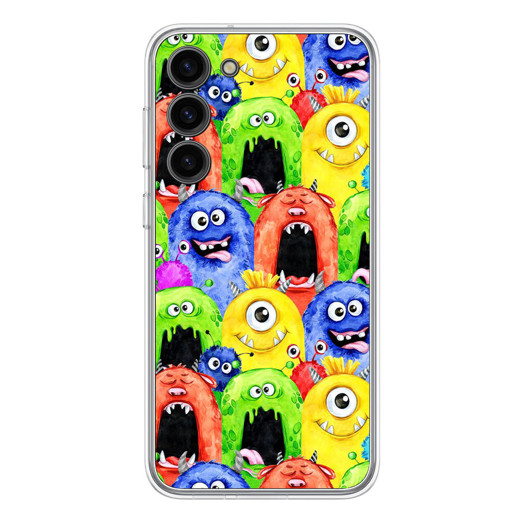 Monster Watercolor Art Samsung Galaxy S23 / S23 Plus Case