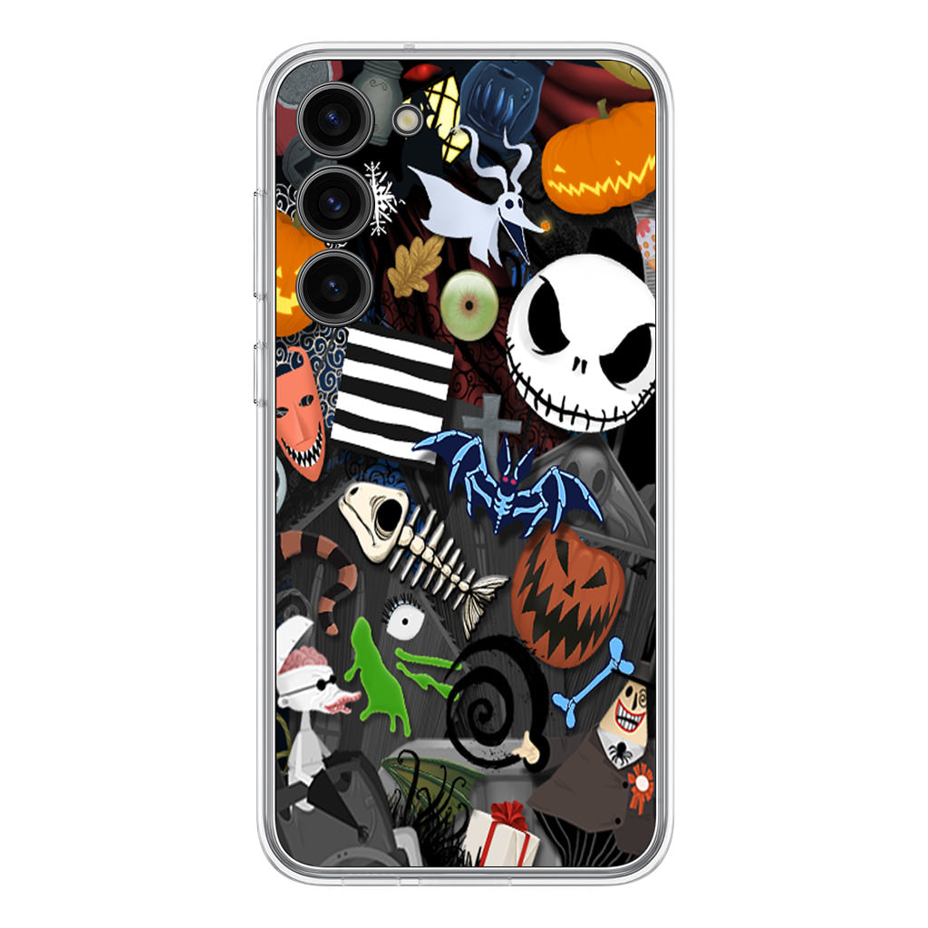 Nightmare Before Chrismast Collage Samsung Galaxy S23 / S23 Plus Case