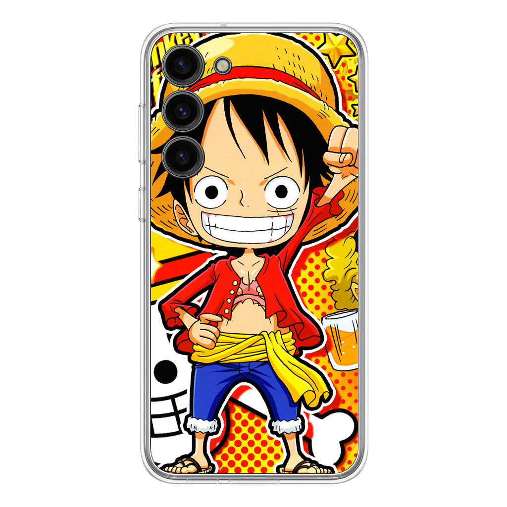 One Piece Cute Luffy Samsung Galaxy S23 / S23 Plus Case