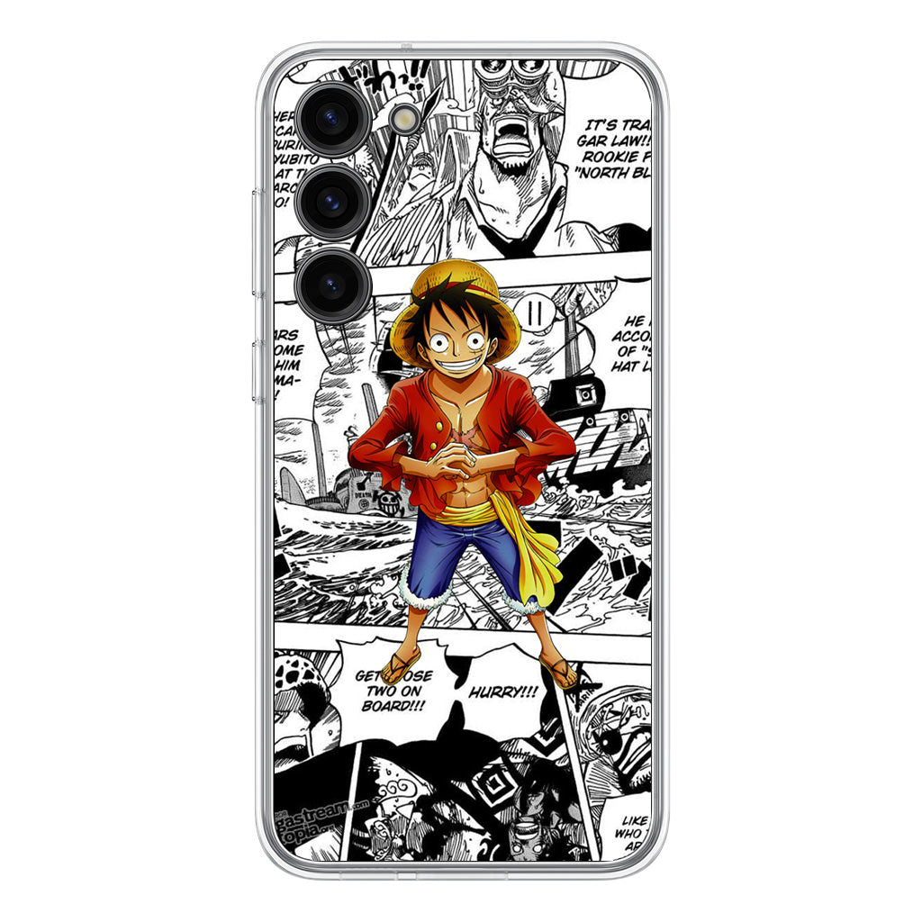 One Piece Luffy Comics Samsung Galaxy S23 / S23 Plus Case