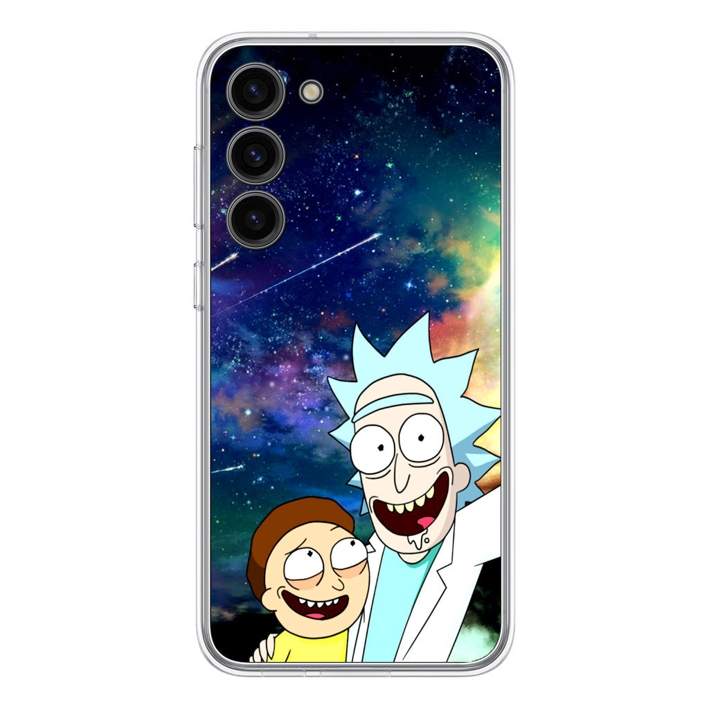 Rick And Morty In The Space Samsung Galaxy S23 / S23 Plus Case