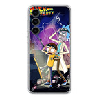 Rick And Morty Back To The Future Samsung Galaxy S23 / S23 Plus Case