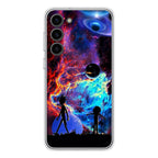 Rick And Morty Flat Galaxy Samsung Galaxy S23 / S23 Plus Case