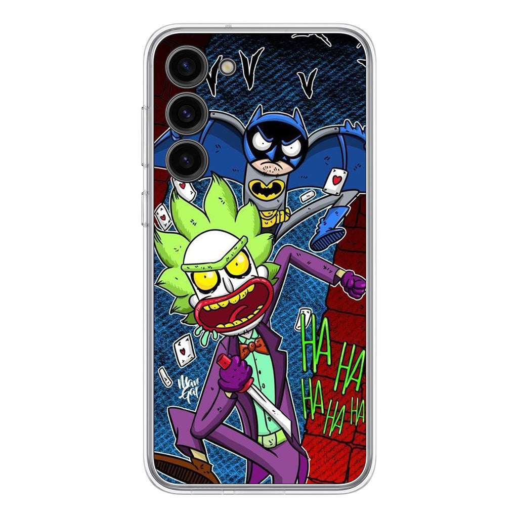 Rick And Morty Bat And Joker Clown Samsung Galaxy S23 / S23 Plus Case