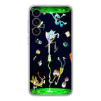 Rick And Morty Portal Fall Samsung Galaxy S23 / S23 Plus Case
