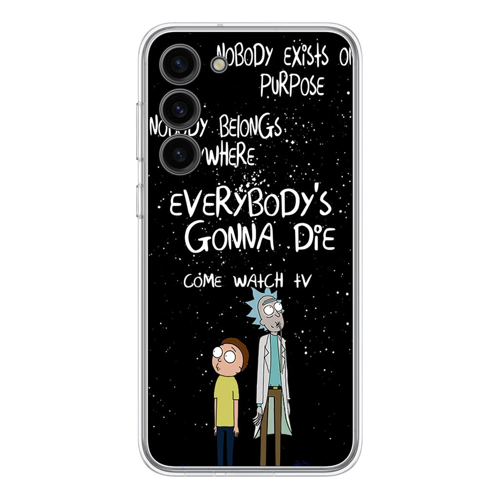 Rick And Morty Quotes Samsung Galaxy S23 / S23 Plus Case