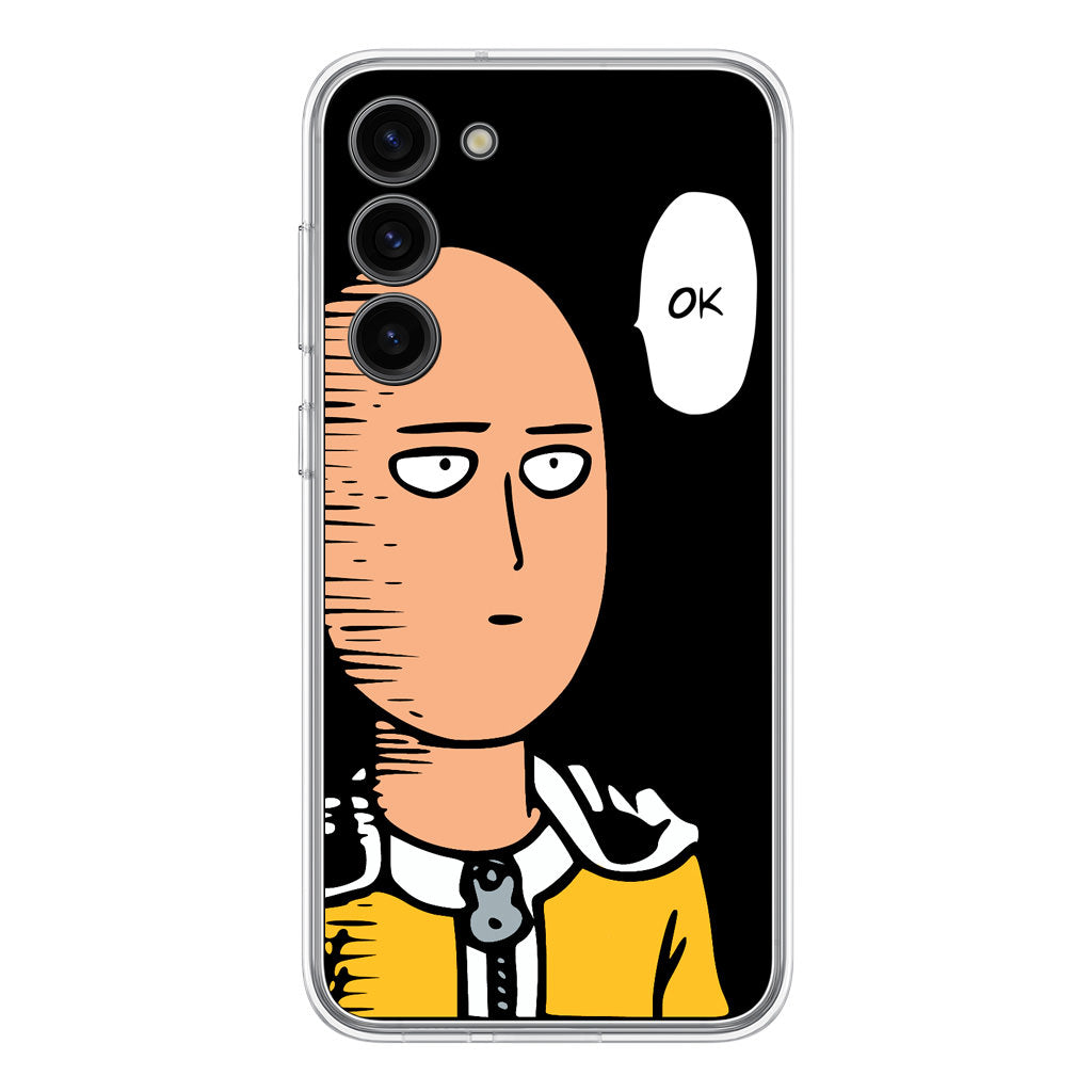 Saitama Poker Face Samsung Galaxy S23 / S23 Plus Case