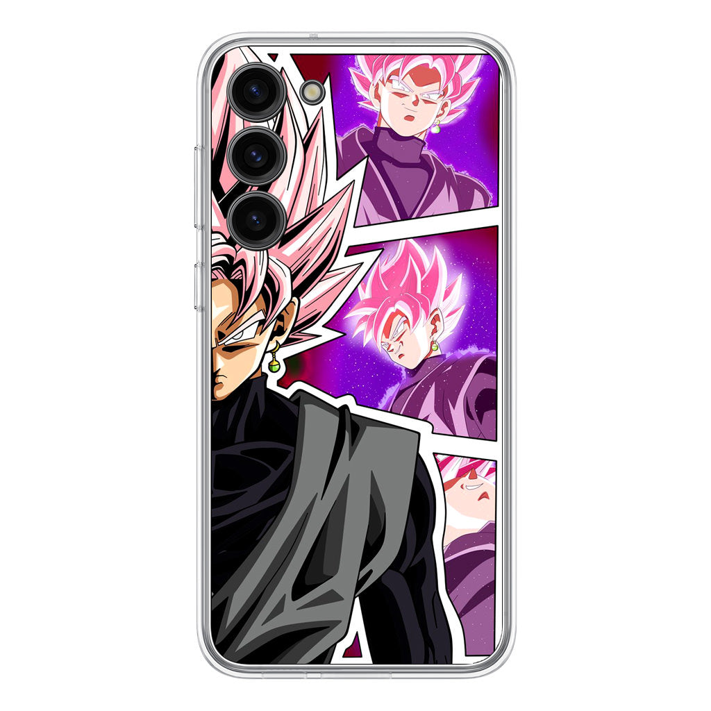 Super Goku Black Rose Collage Samsung Galaxy S23 / S23 Plus Case