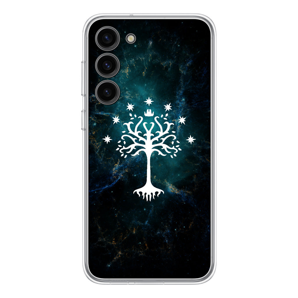White Tree Of Gondor In Space Nebula Samsung Galaxy S23 / S23 Plus Case