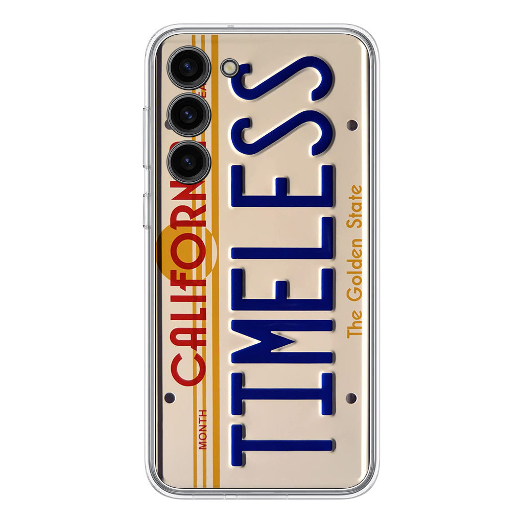 Back to the Future License Plate Timeless Samsung Galaxy S23 / S23 Plus Case