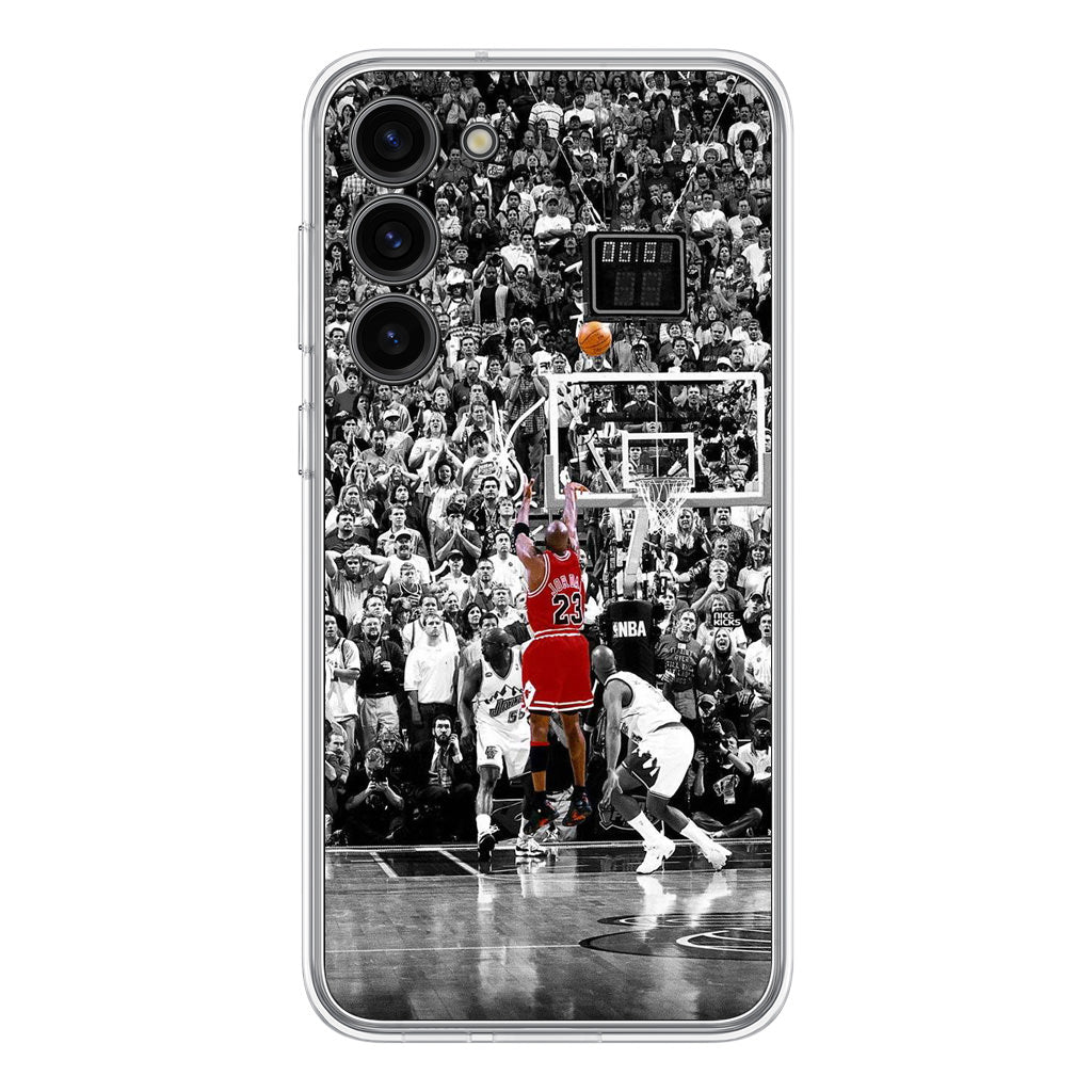 Michael Jordan Epic Shoot - Iconic Basketball Case | Galaxy S23 / S23 Plus Case