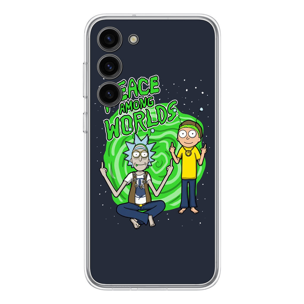 Rick And Morty Peace Among Worlds Samsung Galaxy S23 / S23 Plus Case