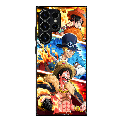 Ace Sabo Luffy Samsung Galaxy S23 Ultra Case