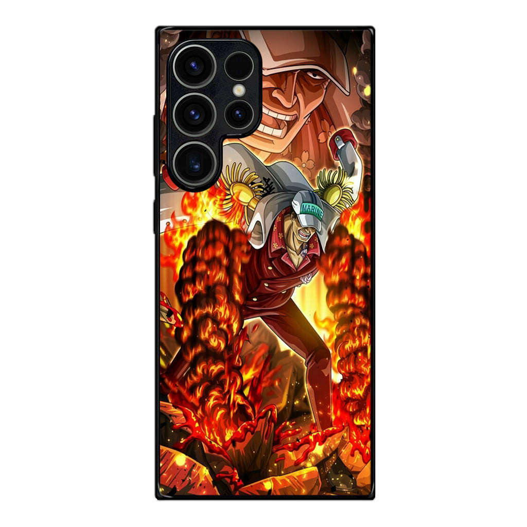 Akainu Exploding Volcano Samsung Galaxy S23 Ultra Case