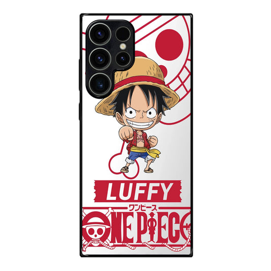 Chibi Luffy Samsung Galaxy S23 Ultra Case