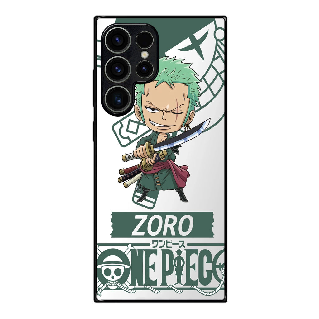 Chibi Zoro Samsung Galaxy S23 Ultra Case