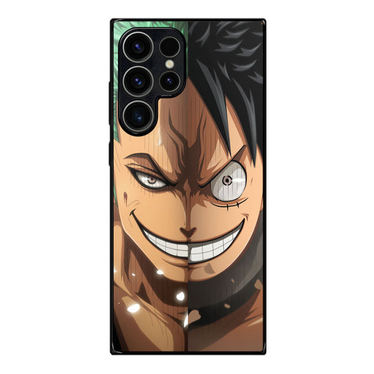 Luffy And Zoro Half Smile Samsung Galaxy S23 Ultra Case