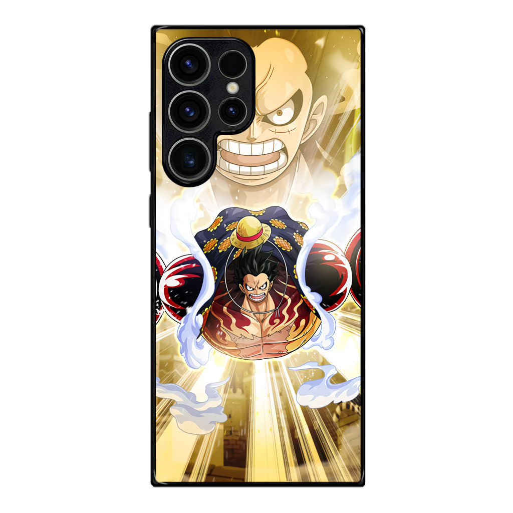 Luffy Flying Bounce Man Samsung Galaxy S23 Ultra Case