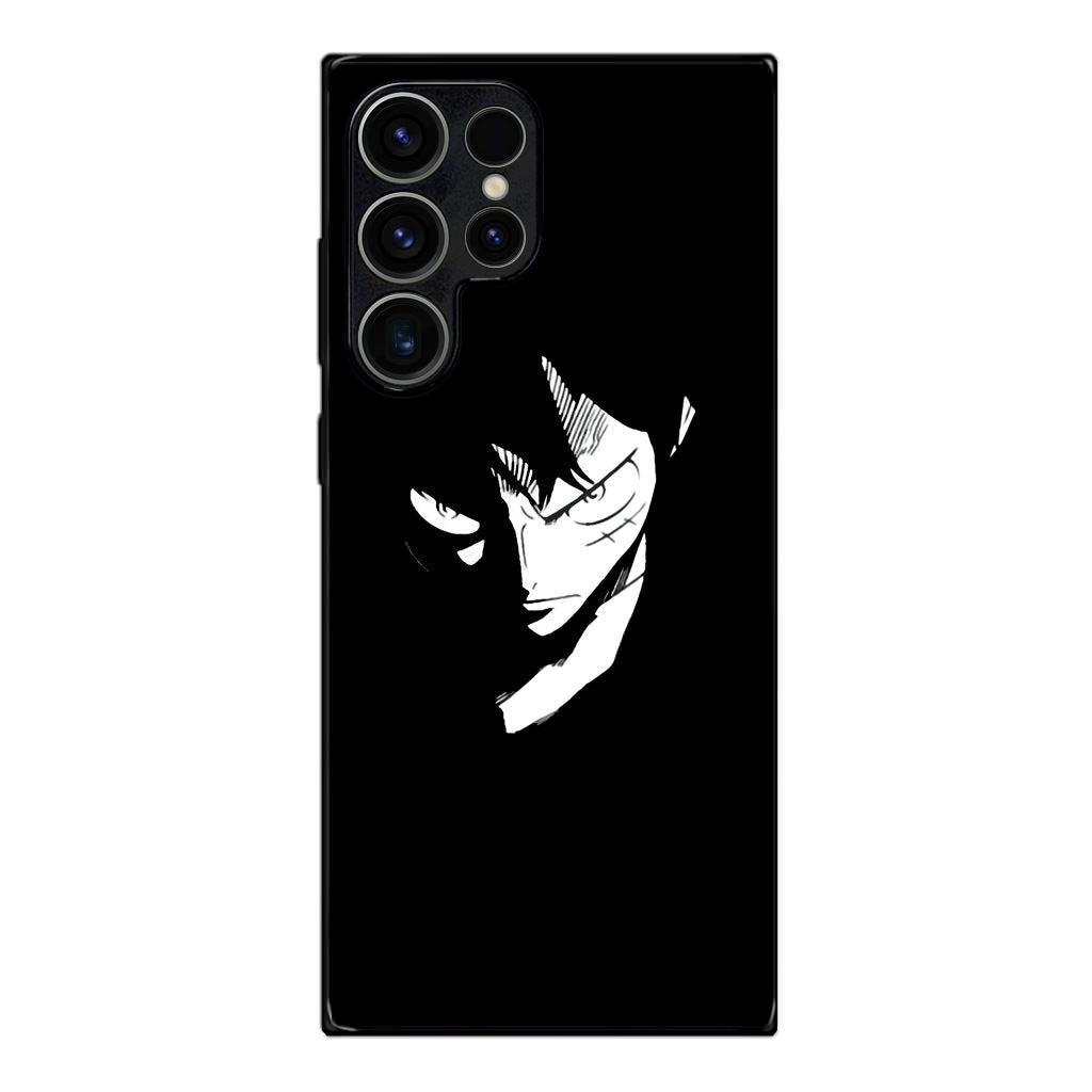 Monkey D Luffy Silhouette Samsung Galaxy S23 Ultra Case