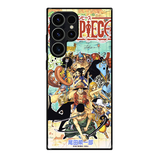 One Piece Comic Straw Hat Pirate Samsung Galaxy S23 Ultra Case